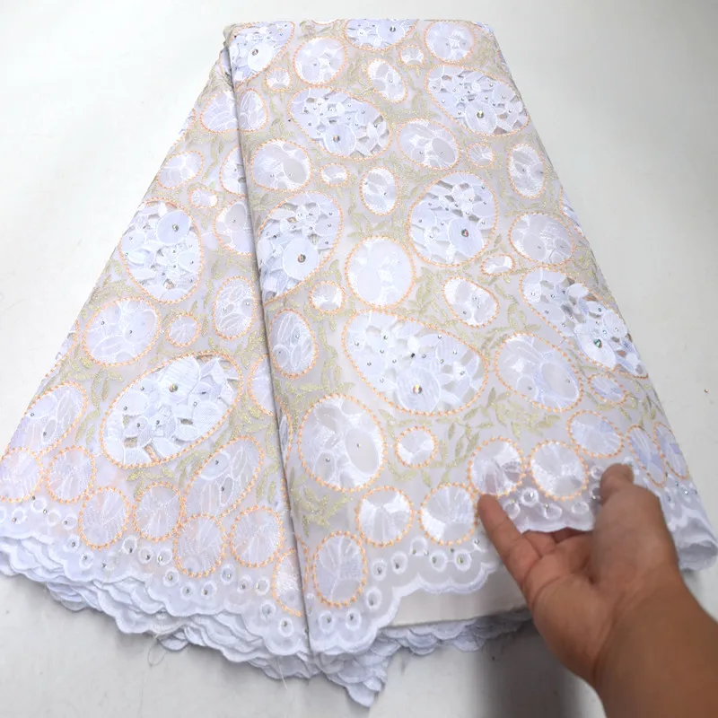 Самый популярный лук цвет африканский двойное кружево из органзы Ткань Handcut