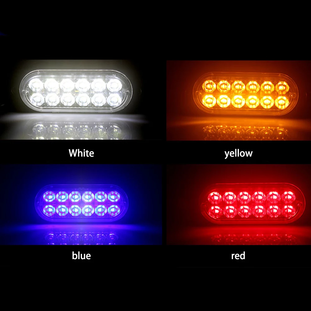 12 Светодиодный ных сигнальных ламп аварийная вспышка сигнальная лампа 12-24 В