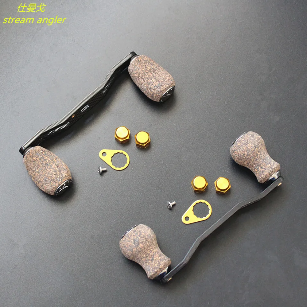 DIY углеродная катушка Ручки колеса преобразования частей 5 мм * 8 влево и вправо 1