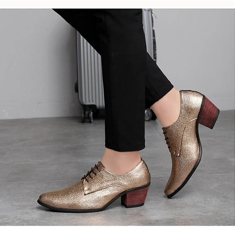 New Fashion Men's Formal Shoes Leather Business Casual High Quality Men Dress Office Luxury Male Breathable Oxfords | Обувь