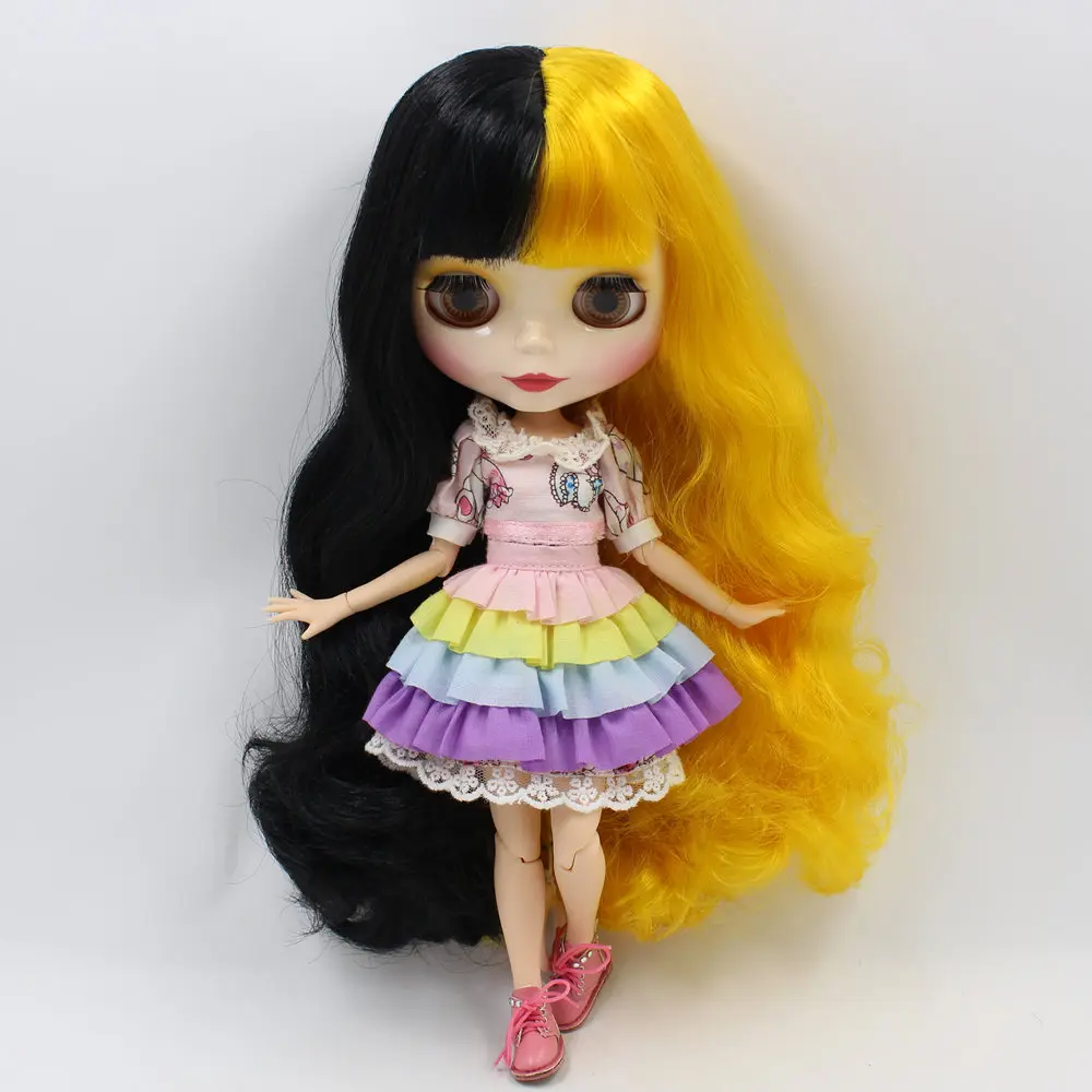 Кукла блайз ICY DBS из серии Инь Янь стиль волос как Sia белая кожа 1/6 BJD ob24 аниме