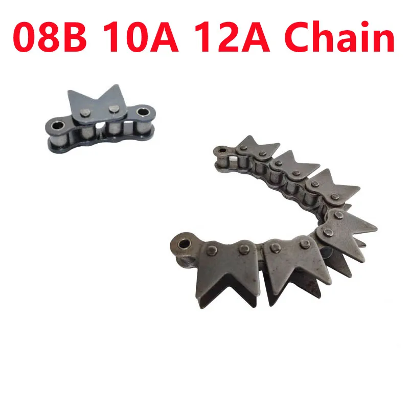 

1 Meter Long 08B,10A,12A Single and Double V Type Sharp Tooth Single Row Conveyor Roller Chain Transmission Driving Chain