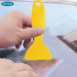 Автостайлинг AQTQAQ, 1 шт., автомобильная наклейка, скребок, инструменты, корпус, окно, Стайлинг, пластиковая пленка для упаковки