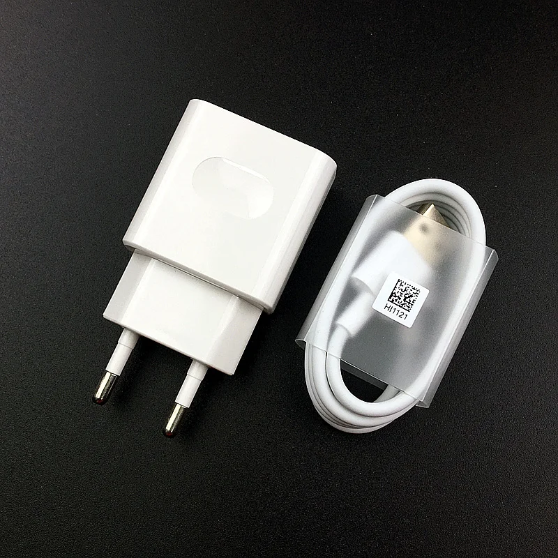 huawei QC 2,0, быстрое зарядное устройство, 18 Вт, быстрая зарядка, адаптер usb type c, кабель для honor 9 nova 2 3 4 4e mate 20 lite p9 p20 lite - Тип штекера: charger set