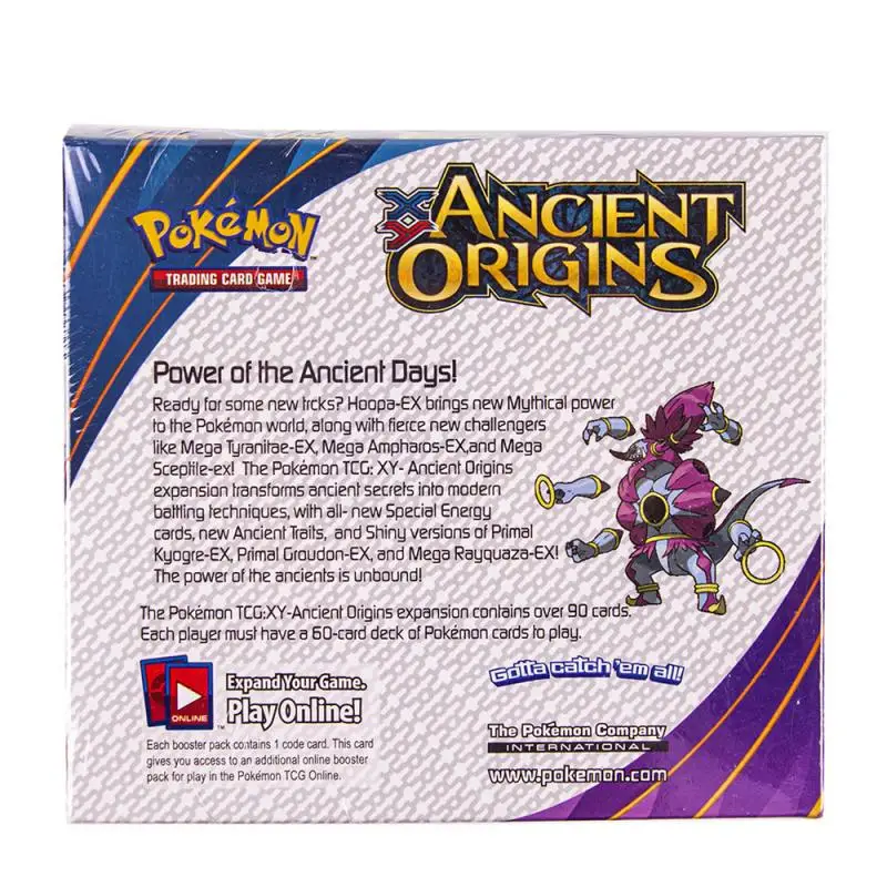 

Newest 324Pcs Pokemon Cards XY: Ancient Origins Pokemon Booster Box Collectible Tradiner Card Game toy for children