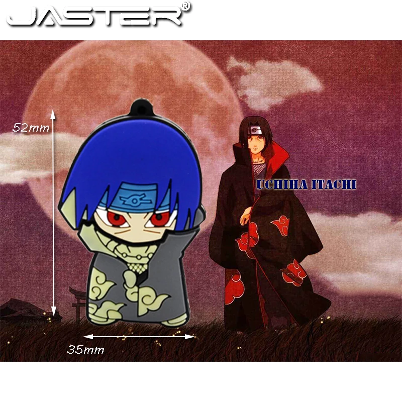JASTER USB флеш-накопитель мультфильм Наруто сасуке ниндзя ручка-накопитель 4 Гб до 128 ГБ Флешка USB 2,0 флеш-карта памяти подарки