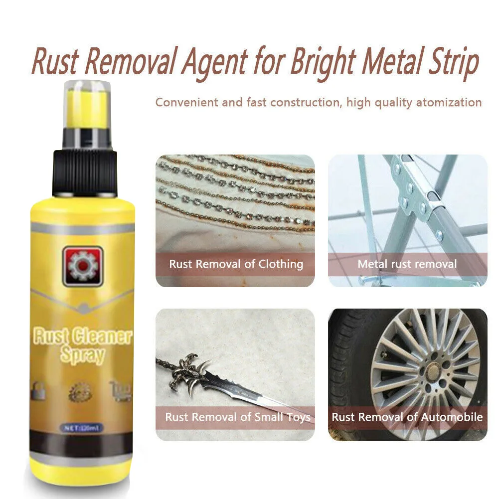 

Rust Cleaner Spray Derusting Rust Remover Car Maintenance Cleaning Spray PR Sale