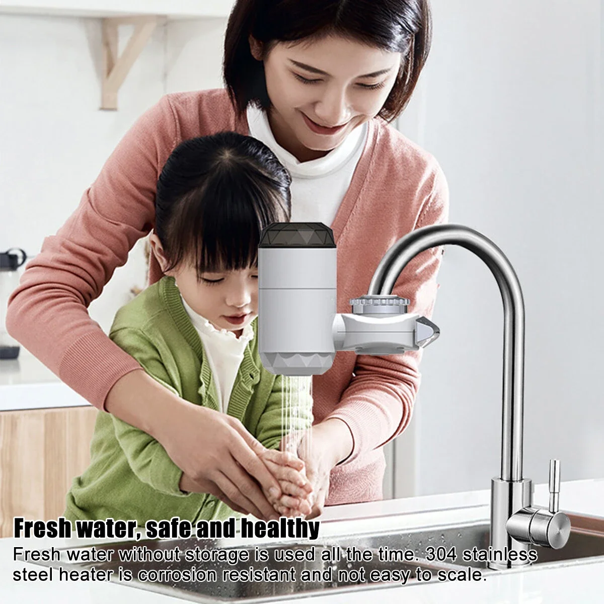 Электрический смеситель для горячей воды 220 В 3000 Вт|Смесители бассейна| |