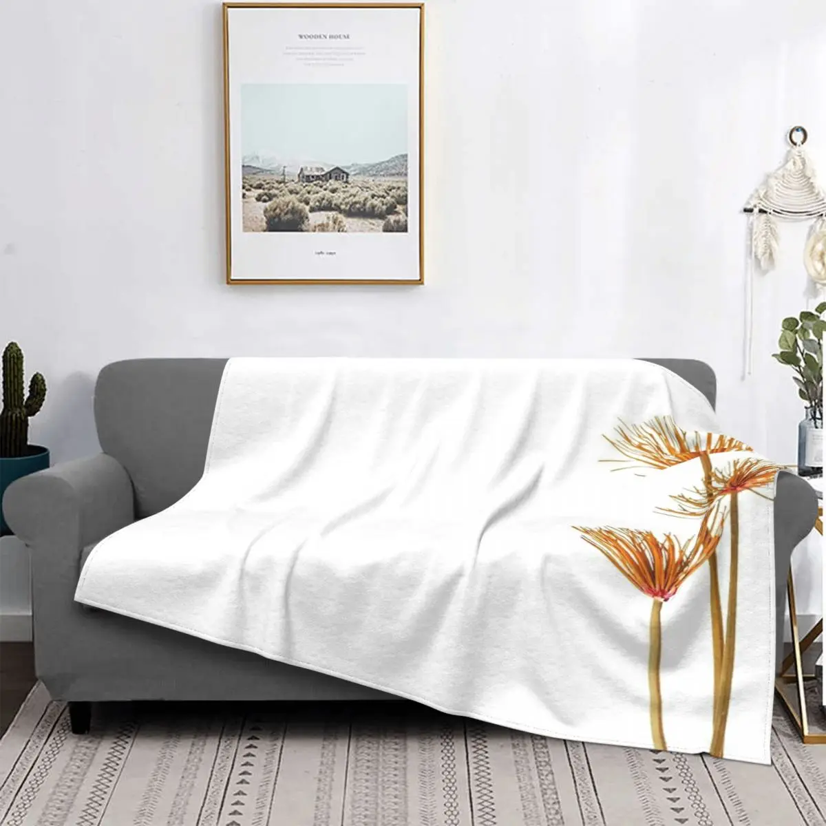 

Manta de Amigos de la naturaleza, colcha de cama a cuadros, manta de cama con capucha, textil de lujo para el hogar