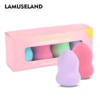 lamuseland 4pcs makeup soft sponge powder puff tool 1104