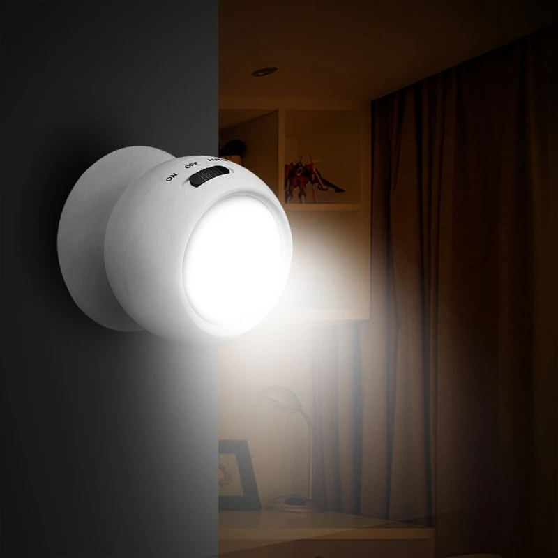 

28GF 360 Magnetic Battery Type Human Body Induction Automatic Induction Corridor Corridor Night Light Bedroom Light LED Lamp