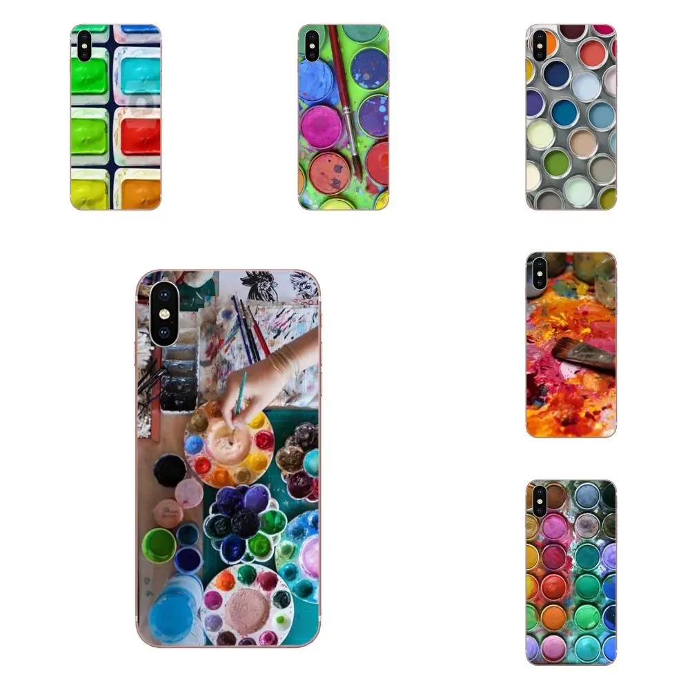 Набор акварельных красок Краски коробка для samsung Galaxy Note 5 8 9 S3 S4 S5 S6 S7 S8 S9 S10 5G mini Edge