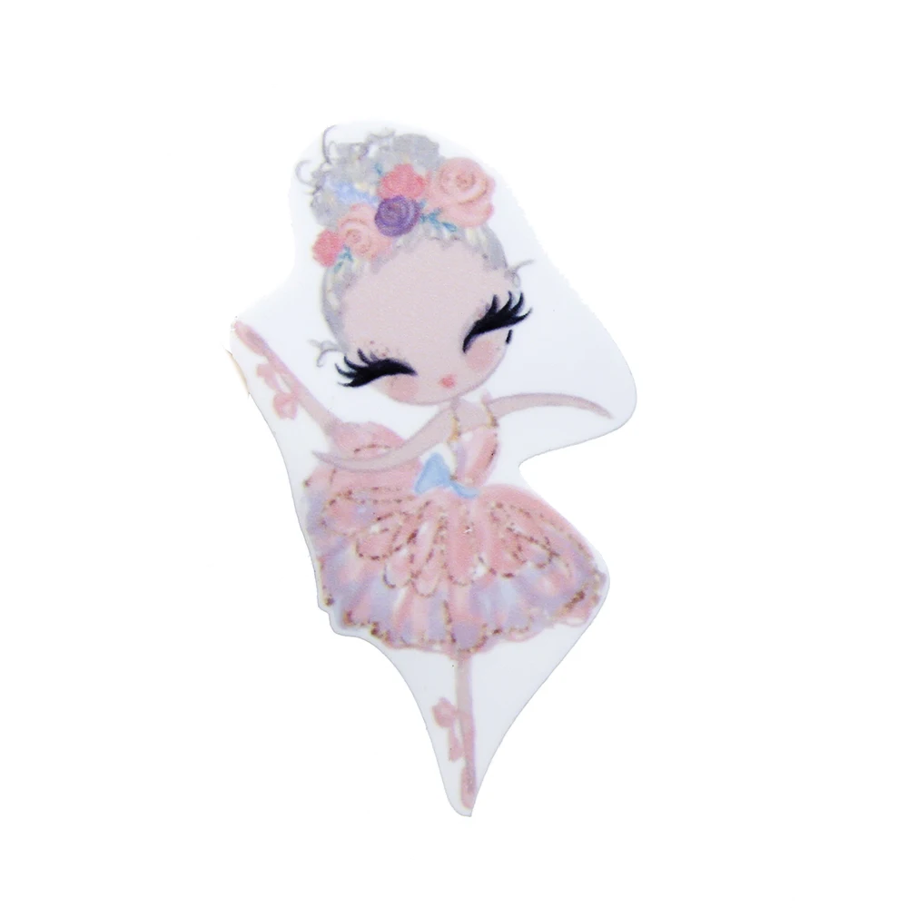 David angie 5 шт./лот балетка девочка из смолы с плоской спинкой для бантов волос