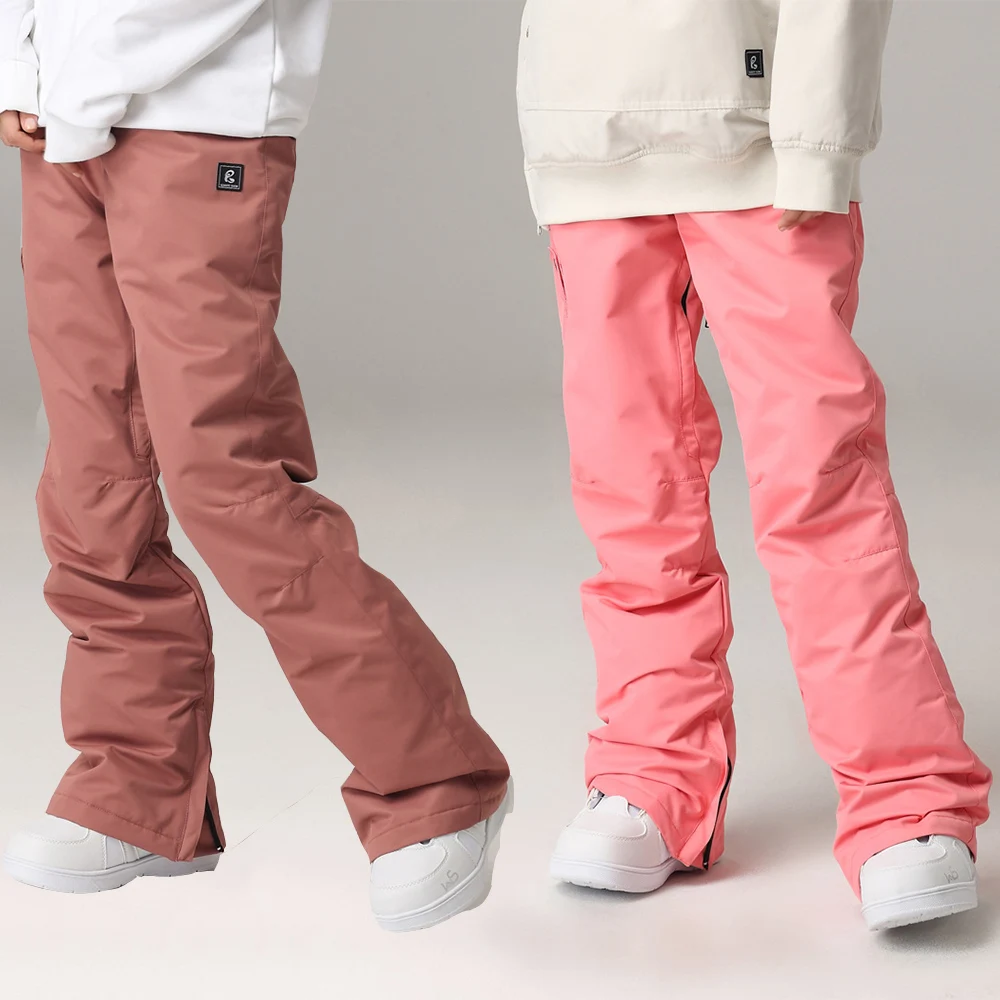 Лыжные штаны для мужчин и женщин, уличные высококачественные ветрозащитные водонепроницаемые теплые зимние брюки для пар, зимние лыжные шт...