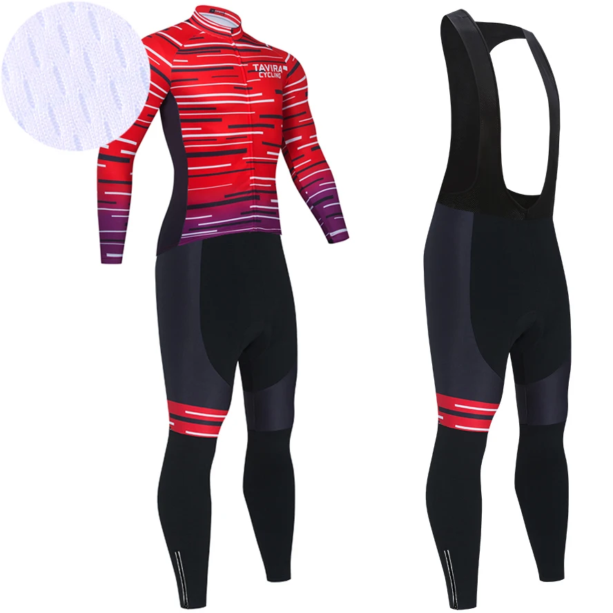 

TEAM RED TAVIRA Long Cycling Jersey Bike Pants SPORTSWEAR 20D Ropa Ciclismo Maillot Bicycle Clothing Bottoms