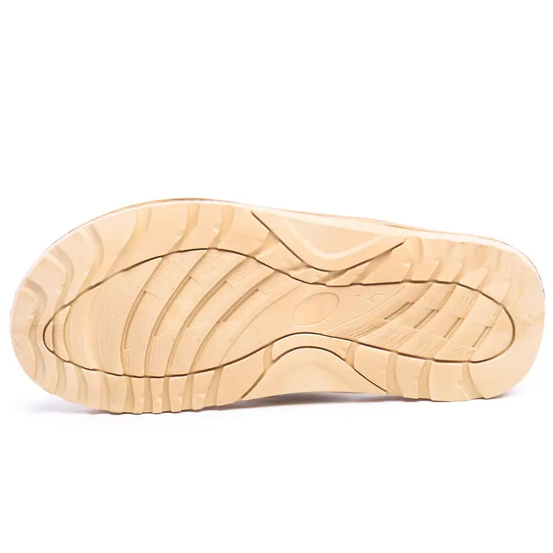 Vanmie/Летние вьетнамки Мужские Пляжные шлепанцы кожаные тапочки Повседневная