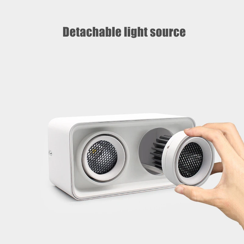 Квадратный светодиодный потолочный светильник с регулируемой яркостью точечный