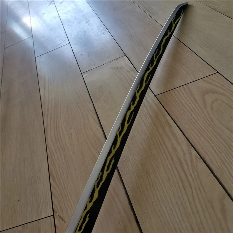 Espada Kimetsu no Yaiba de 104cm, Katana, Demon Slayer, Agatsuma, Zenitsu, Cosplay, satom, Tanjiro, Anime, cuchillo Ninja, utillaje de arma de PU, novedad-3