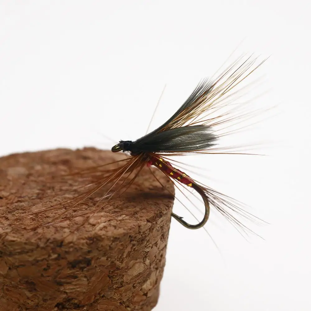 8 шт. рыболовные крючки Wifreo с крыльями павлина|fishing lure|fly troutfishing flies |