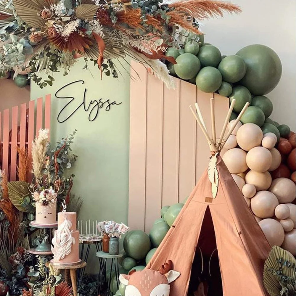 Синие вечерние чные фоны набор воздушных шаров венок арка украшение для свадьбы