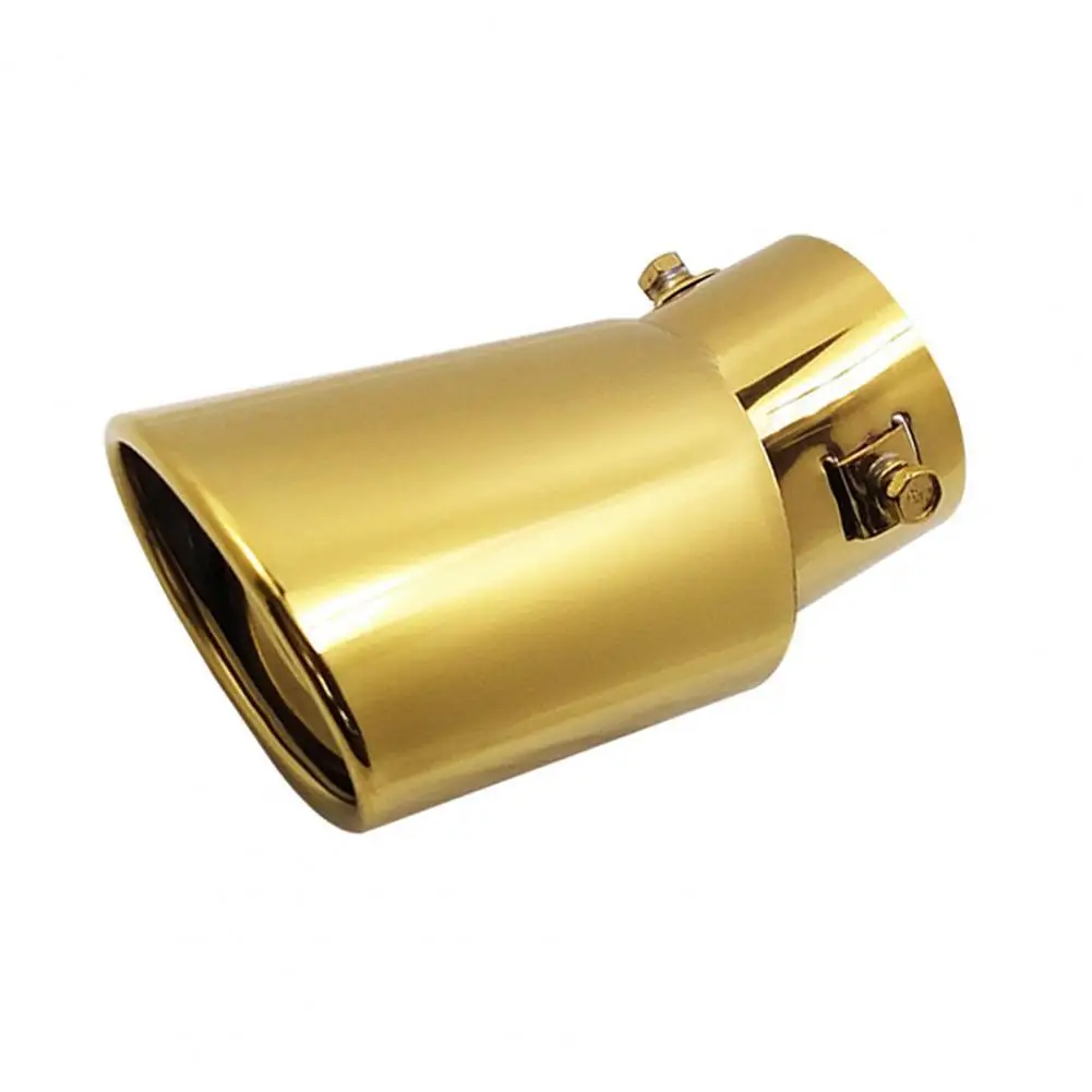 Muffler Tip Golden Color Sound-absorbing Stainless Steel Wear-resistant for Corolla Exhaust Pipe Exhaust Muffler