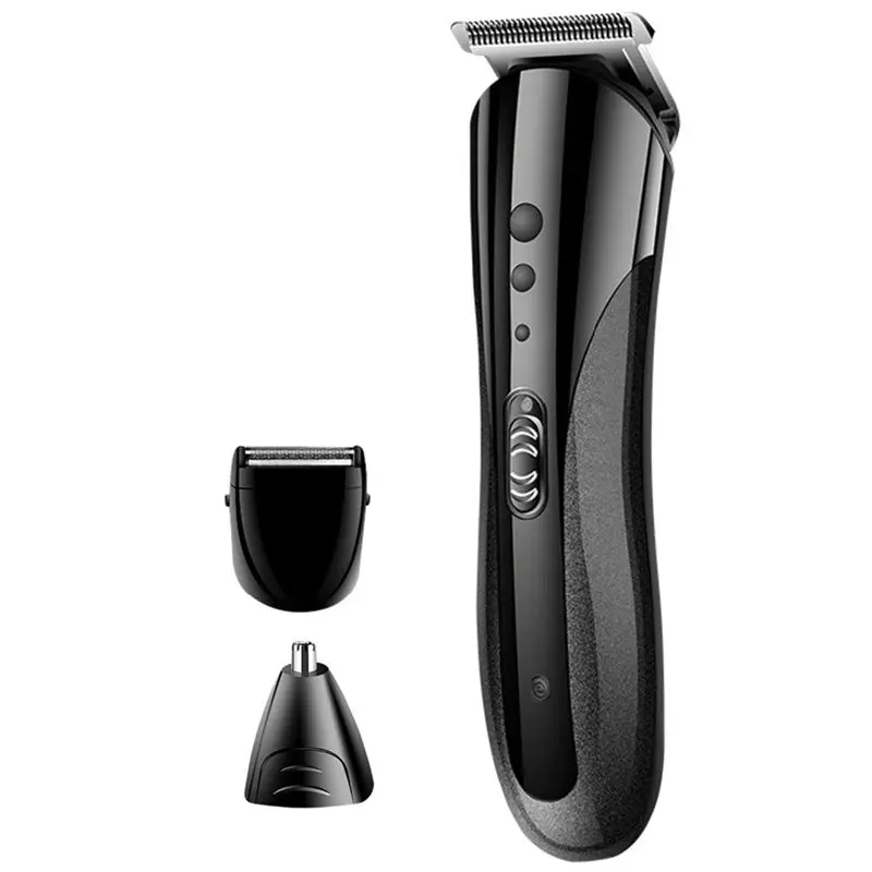 

Kemei 3 in 1 Rechargeable hair clipper beard hair trimmer for men face nose & shaving electric cutter hair cutting machine