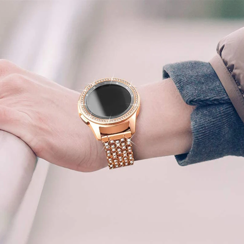 strap bezel for samsung galaxy watch 4 classic 42mm 46mm woman stainless steel 20mm 22mm link bracelet watch 3 41mm 45mm band free global shipping