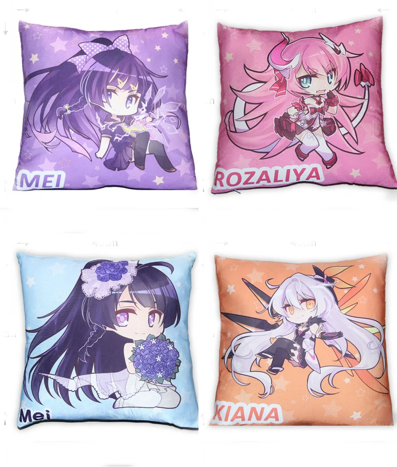 40 см * Аниме игра Honkai Impact 3 Печатная Thow Подушка косплей реквизит декор подушка для