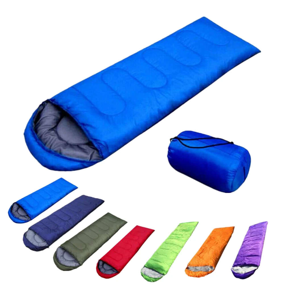3 сезон один открытый кемпинг Пеший Туризм конверт спальный мешок