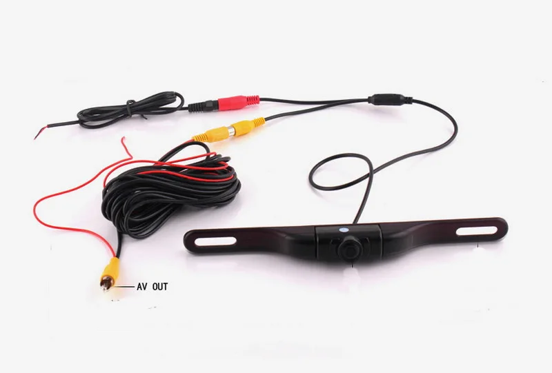 

Night Vision Car Rear View Camera 170 Degree Angle Car License Plate Camera With IR LED Lights