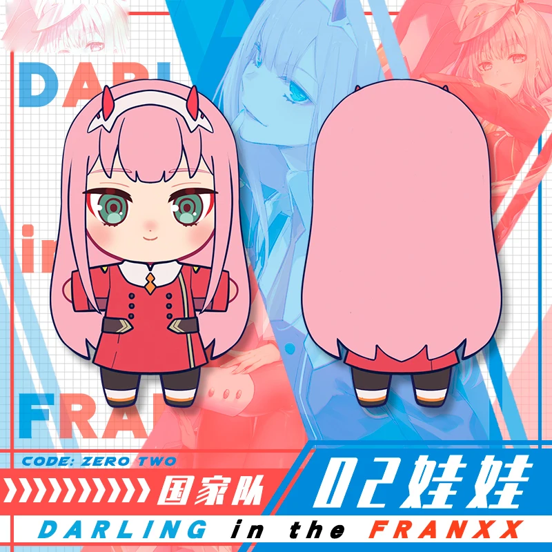 

Change Clothes Doll Toy Anime DARLING in the FRANXX 02 Zero Two Cute Soft Plush Stuffed Dress up Doll Pillow Kawaii Xmas Gifts