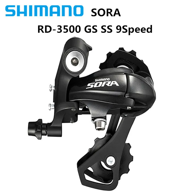 SHIMANO SORA RD-3500 задний циферблат 9 скорость/18 скорость Дорожный велосипед задний переключатель GS/SS средняя нога/короткие ноги