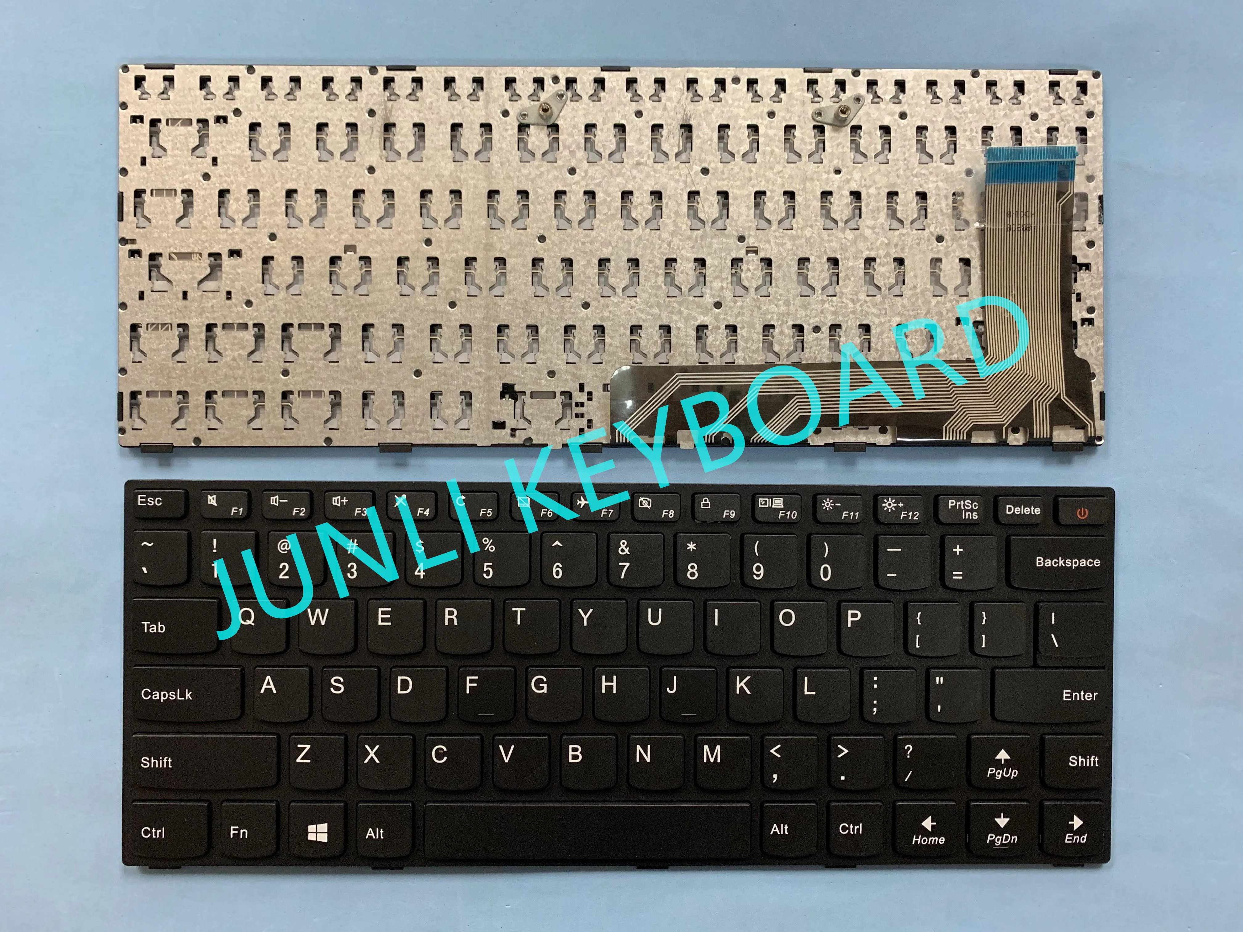 Клавиатура JUNLI для Lenovo IdeaPad 110 14ISK с черной рамкой|Клавиатуры замены| |