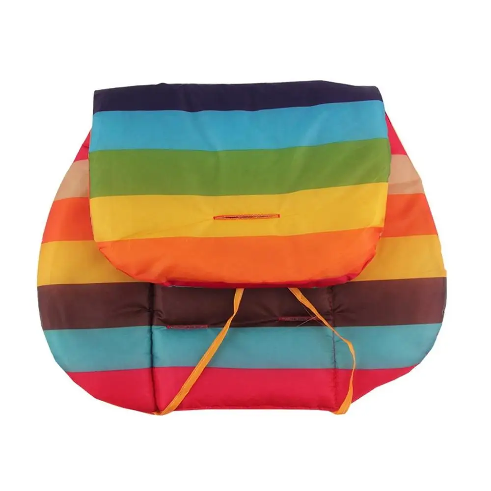 

Portable Waterproof Rainbow Baby Stroller Seat Cushion Soft Pushchair Highchair Pram Car Seat Baby Dining Chair Seat Pad