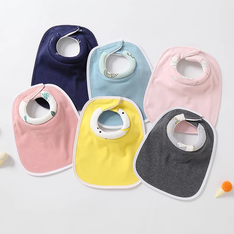 

Cotton Drool Scarf Bib For Newborn Baby Bib Absorbent Super Soft Cartoon Bib Burp Cloth Baby Use Cute