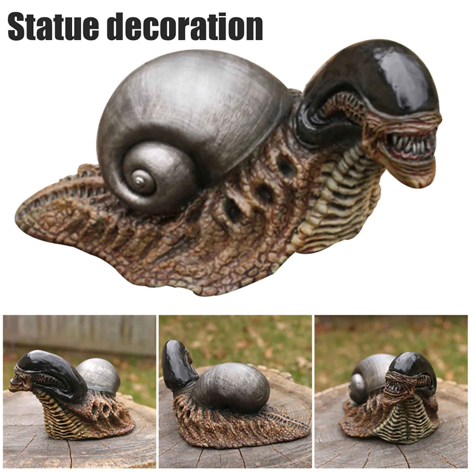 

Creative Garden Statue Snail Figurine Resin Animal Sculpture Courtyard Decorations Patio Lawn Yard Art Ornament