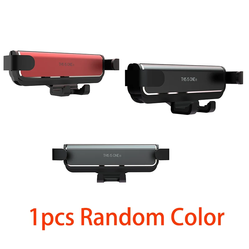 Random color Новейший гравитационный Автомобильный держатель для телефона iPhone Xs X 11 Универсальный с вентиляционными отверстиями подставка для смартфонов Автомобильный держатель Подставка - Цвет: Random color