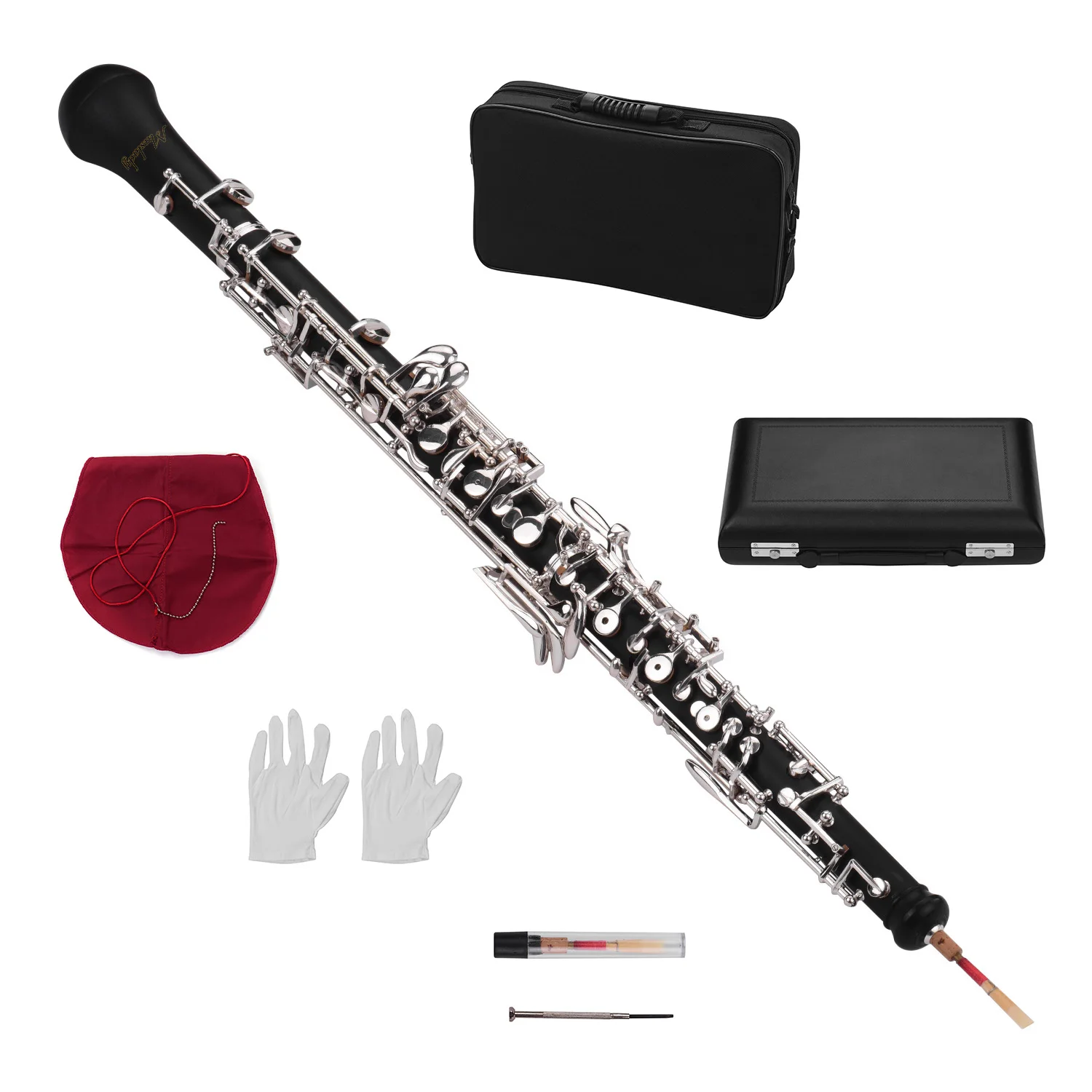 Muslady Professional Oboe C Key полуавтоматический стиль посеребренные ключи инструмент для
