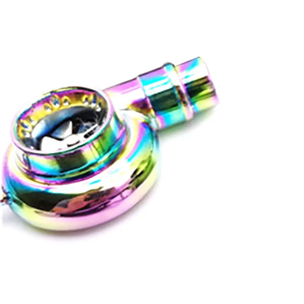 Автомобильный интерьер свисток со звуком турбо брелок для ключей кольцо турбины