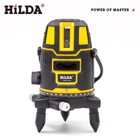 5 lines laser level self leveling rotatable professional horizontal vertical cross red laser leveler for indoor outdoor