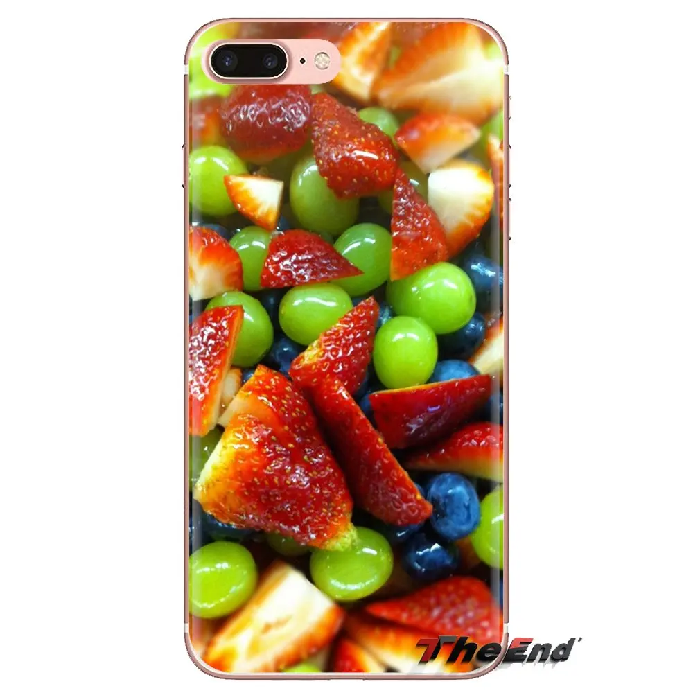 Мягкие чехлы для samsung Galaxy S2 S3 S4 S5 мини S6 S7 край S8 S9 Plus Note 2 3 4 5 8 Coque Fundas свежие фрукты