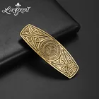 Likgreat Винтажные заколки для волос с компасом викингов для женщин, Амулет из металлического сплава, прямоугольная заколка с узлом, украшения для волос