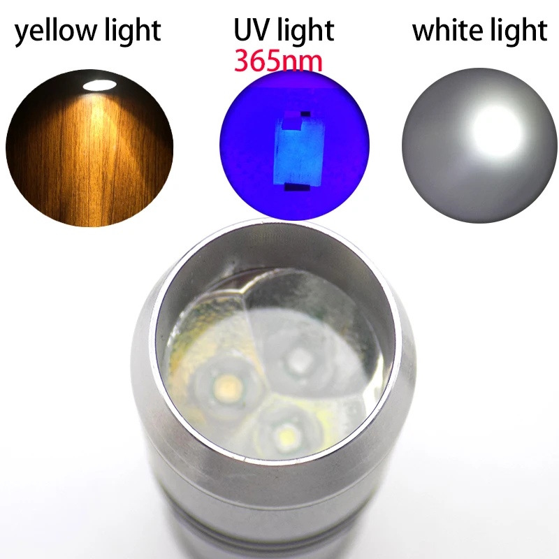 УФ-флуоресцентный светодиодный флуоресцентный фонарь высокой мощности 365 нм
