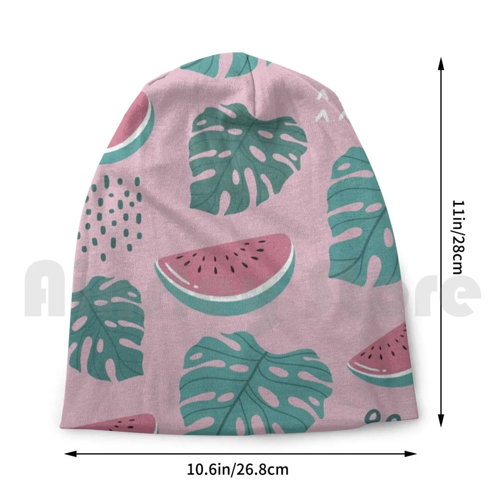 Тропические фрукты вязаная шапка с узором хеджирования Кепки Сделай Сам Печать