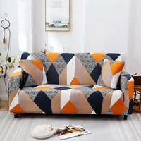 sofa slipcover geometry plaid sofa cover stretch sofa covers for living room elastic couch chair cover sofa towel 1234 seater