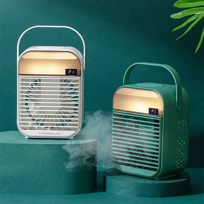 Бытовой заряжаемый Настольный кондиционер с USB-увлажнителем водяной охлаждающий