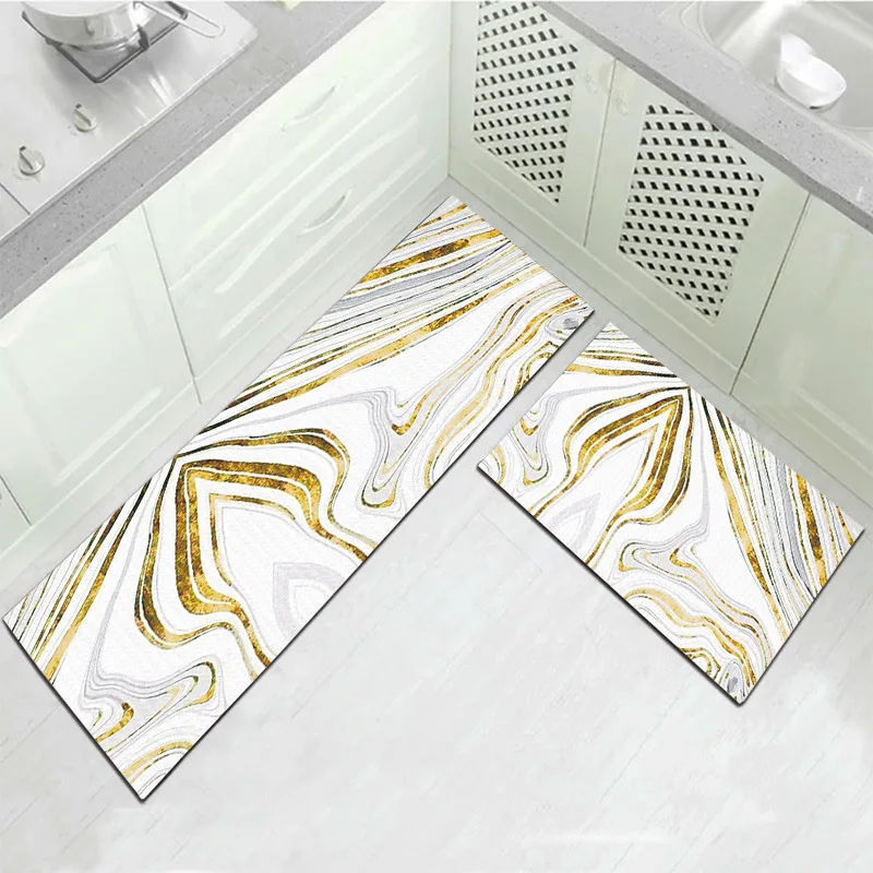 2 шт./компл. длинный Противоскользящий набор кухонных ковриков Резиновая