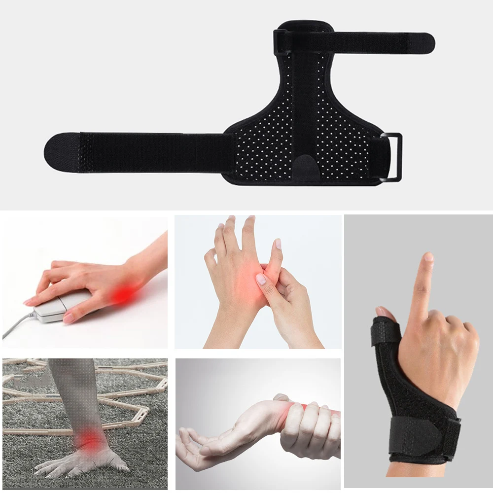 

Universal Thumb Protective Cover Aluminum Bar Support Thumb Wrist Protection Brace Thumb Support for Left Right Hand