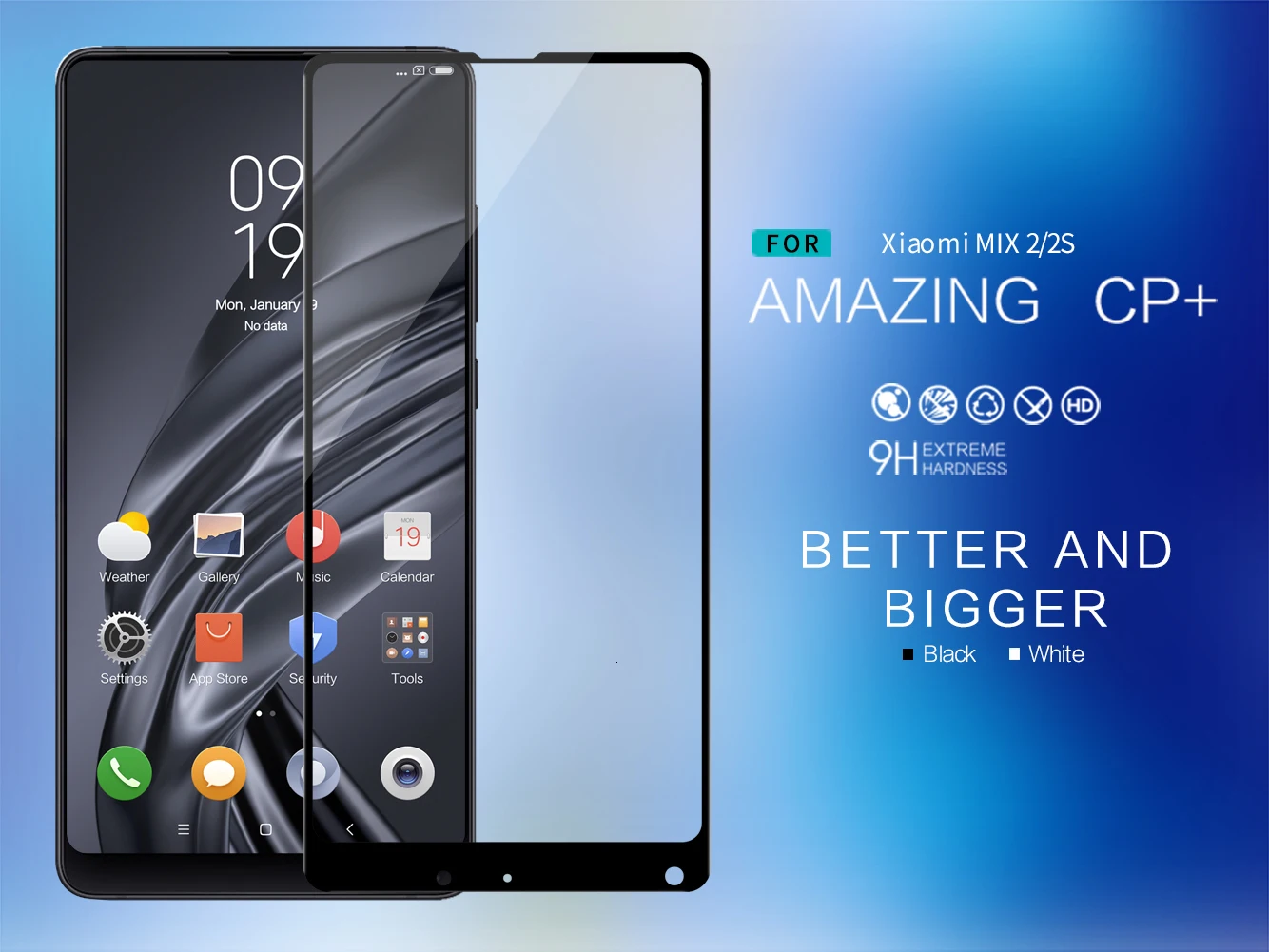 Для Xiaomi Mi Mix 2 2S закаленное стекло Nillkin CP+ Полное покрытие экрана протектор для Xiaomi Mi Mix 2 2S защитное стекло 5,99 дюйма