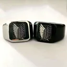 Мужскоеженское кольцо из нержавеющей стали, в стиле аниме Атака Титанов